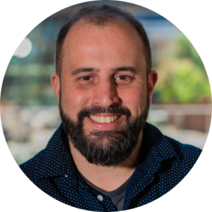 Headshot of Jason Walters, Building Manager, smiling.