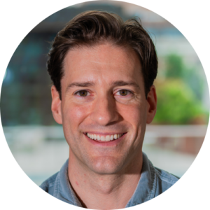 Headshot of Joe Gregori, Administrative Director of Ballet Tech, smiling.